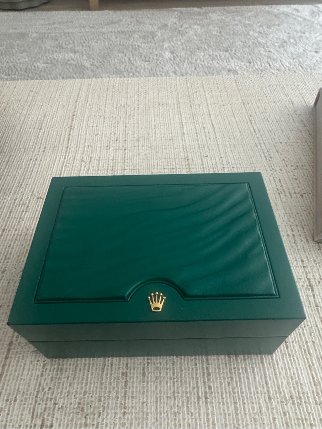 Rolex Dark Green Watch Presentation Box With Gold Crown Rolex Dark Green Watch Presentation Box With Gold Crown